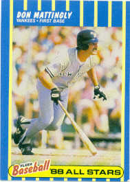1988 Fleer Baseball MVPs Baseball Cards       022      Don Mattingly